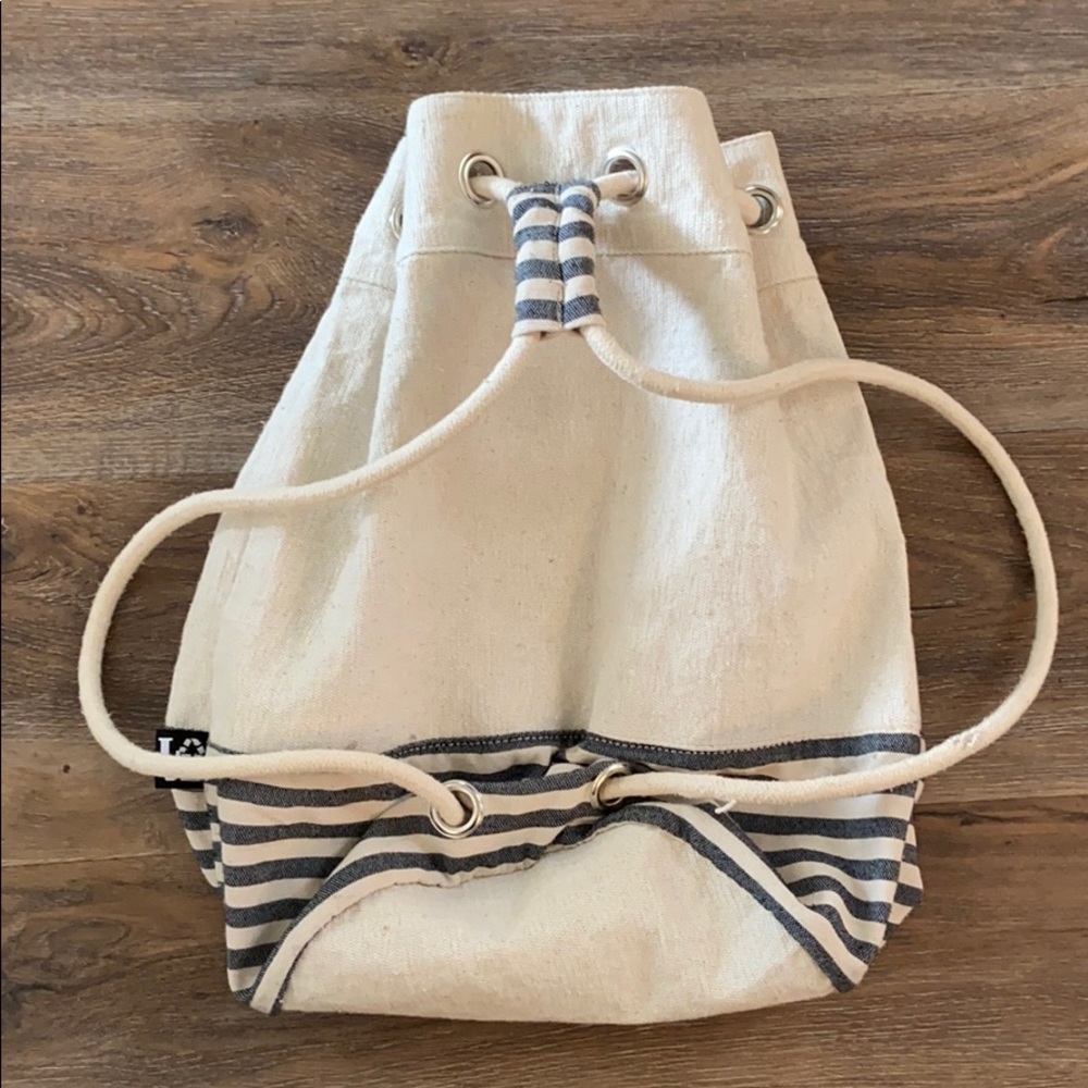 Drawstring Canvas Tote Bag - image 5
